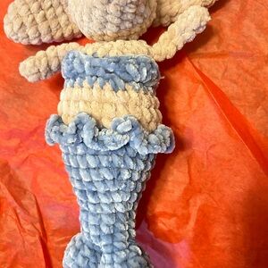Crochet Mer-Pup stuff toy